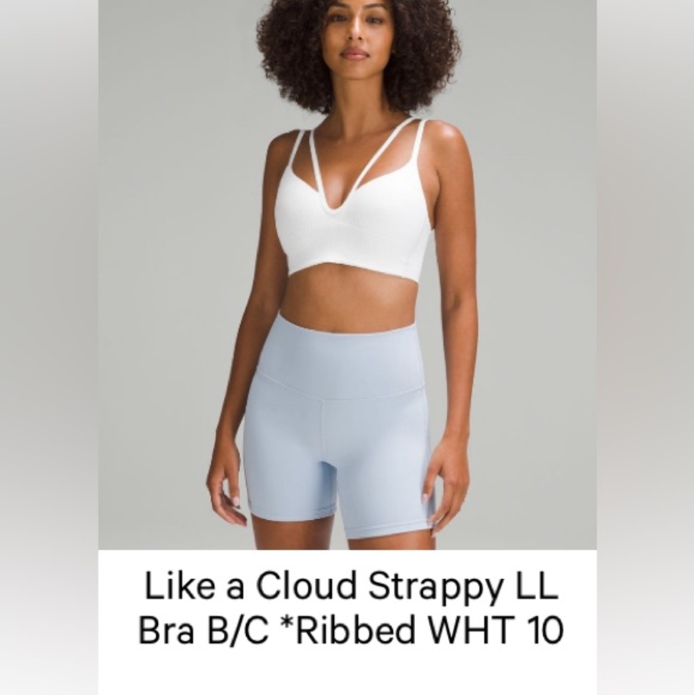 lululemon like a cloud strappy sports bra - Picture 2 of 3